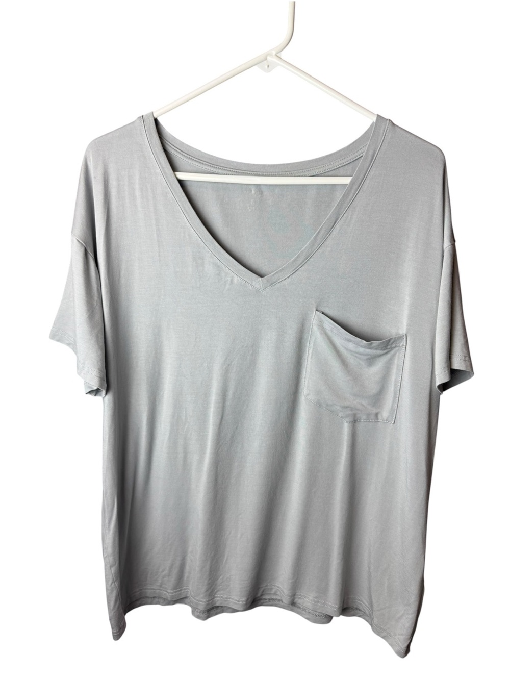 Kyte Adult V-Neck Bamboo Tee Shirt Pocket